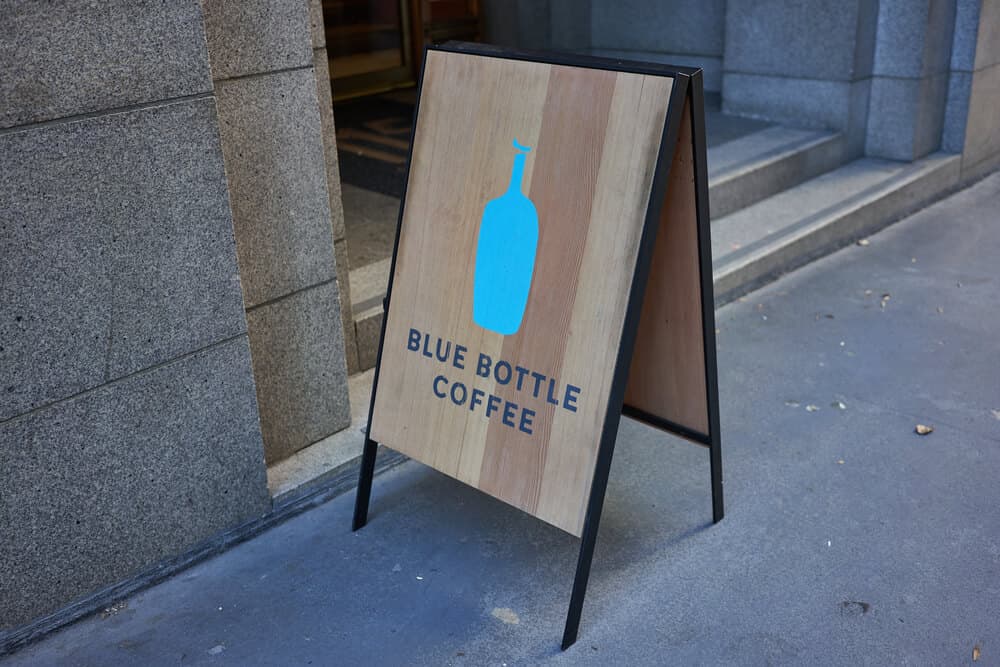 Blue Bottle Coffee shop one of the largest and most famous coffee chains in the world