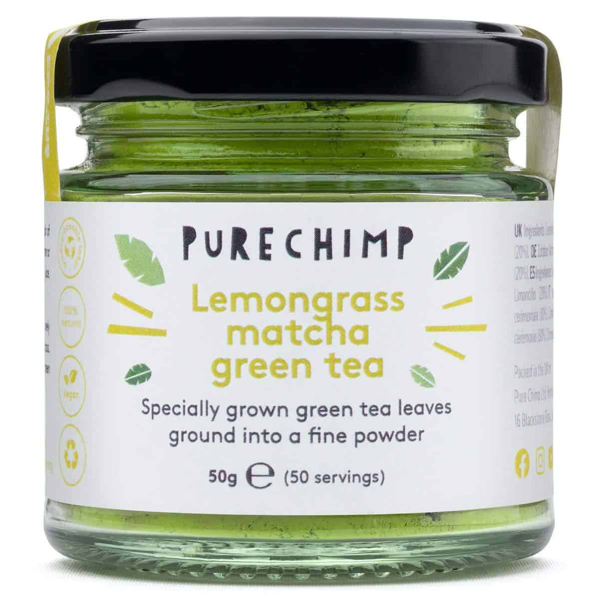 PureChimp Lemongrass Matcha Green Tea Powder