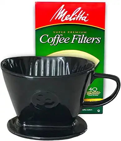 Coffee Pour Over Single Cup Ceramic Brewer Coffee Maker