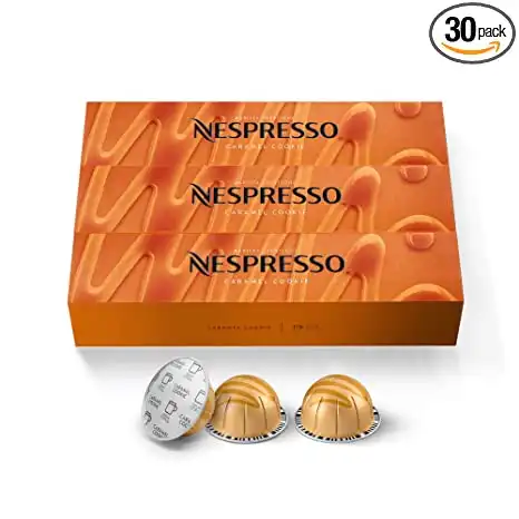 Nespresso Capsules VertuoLine, Caramel Cookie, Mild Roast Coffee