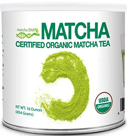 MatchaDNA 1 LB Certified Organic Matcha Green Tea Powder